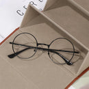 Portable Glasses Case Cover PU Leather 2/3/4/5/6 Pairs of Sunglasses Holder Box Eyeglasses Storage Box Magnet switch PU Bag