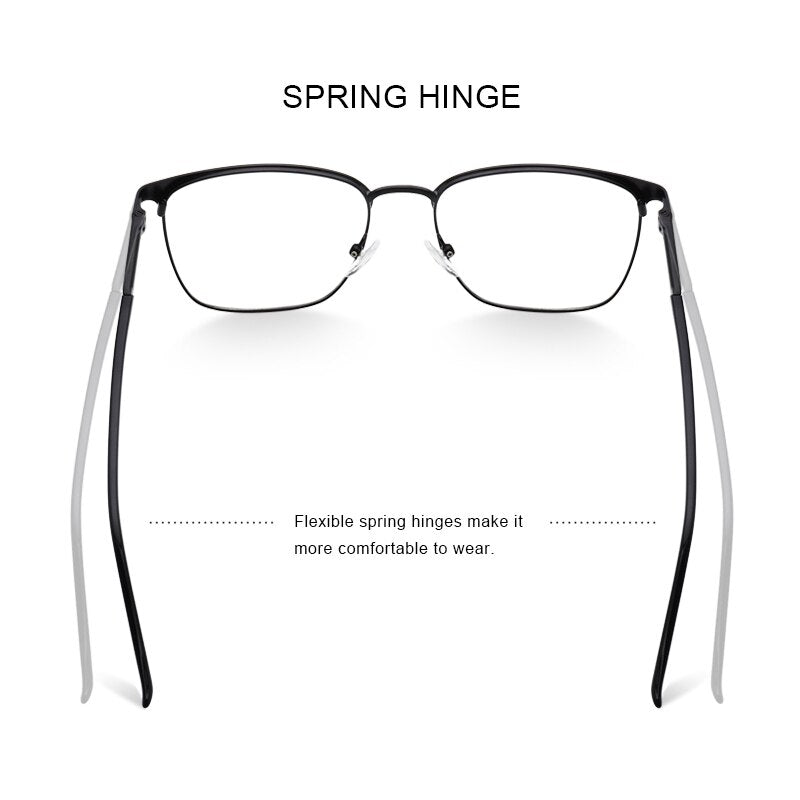 MERRYS DESIGN Men Luxury Alloy Optics Glasses Frames Male Square Ultralight Myopia Prescription Glasses Fashion Style S2058