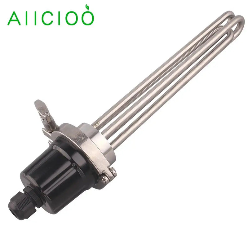 Tri clamp  Heating Element 2 Inches  3KW 3750W 4.5KW 6KW 9KW Electric Immersion Tubular Heater AIICIOO