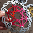 NEW Bicycle Brake 160mm/180mm/203mm Disc Brake MTB DH Disc Rotors Hydreaulic Brake Pad Float Multicolor Brake pad Bicycle Parts