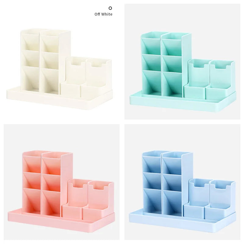 Large Capacity Cute Pen Holder Desk Accessories Pencil Storage Box Desktop Organizer Stand Case School Office Stationery