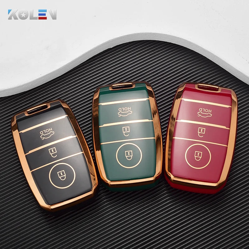 Fashion TPU Car Remote Key Case Cover Shell Fob For KIA RIO Rio5 Sportage Ceed Cerato Sorento K3 K4 K5 KX3 Optima Picanto Forte