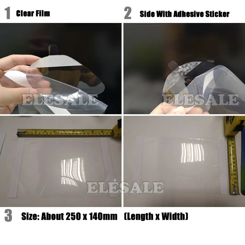 High Quality Protective Film For 6800 Gas Respirator Full Face Mask Window Screen Protector Painting Spraying Mask