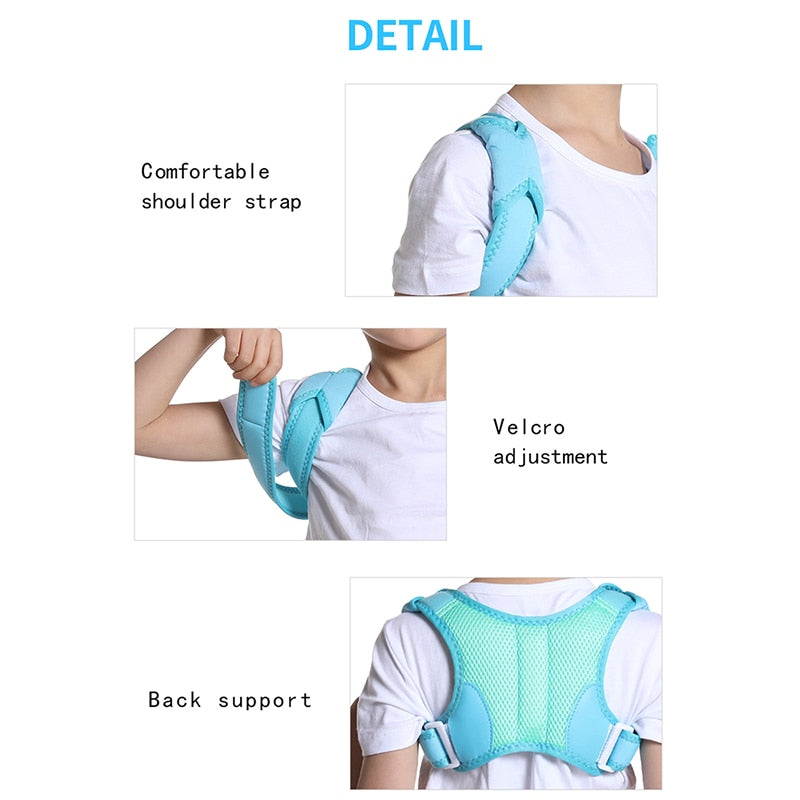 Adjustable Children Posture Corrector Back Support Belt Kids Orthopedic Corset For Kids Spine Back Lumbar Shoulder Braces