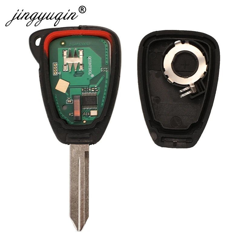 jingyuqin Remote Car key 315/433Mhz ID46 for Chrysler/JEEP/DODGE 300 200 Aspen Sebring Commander CE0888 OHT692713AA OHT692427AA