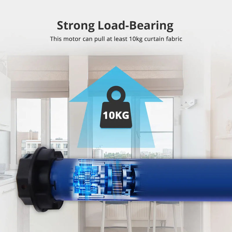 Zemismart Zigbee 2N Smart Roller Shade Blinds Motor for 38mm Tube Works with Tuya Smart Life App Alexa Google Home Voice Control