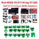 Unlimited 2.8 EU Red Kess V5.017 KTAG V7.020 4 LED 2.25 BDM Frame K-TAG 7.020 Master KESS 5.017 OBD2 Tuning ECU Programmer Tool