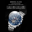 NAVIFORCE New Men Mechanical Watch 100M Waterproof Full Steel Wristwatch Date Week Month Display Man Luxury Watches reloj hombre