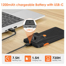 Eyoyo EY-024 Phone Back Clip Bluetooth Scanner Portable Barcode Reader Data Matrix Code 1D 2D CMOS QR PDF417 Code IOS Android