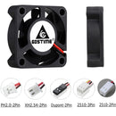 2PCS GDSTIME 40MM Cooler DC 5V 12V 24V 40x40x10mm Dual Ball Mini Cooling Fan 4010 Axial Fan 40MM for 3D Printer,DVR,NAS Cooling