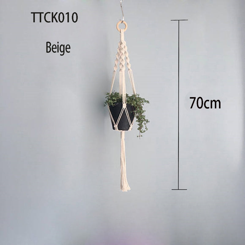 New arrival macrame plant hanger macrame pot hanger macrame plant pot tray plant holder