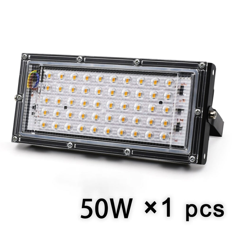 Focos LED Spotlight 50W 100W AC 220V Refletor LED Spot Flood Light Garden Floodlight Outdoor Kitchen Street Landscape Lighting