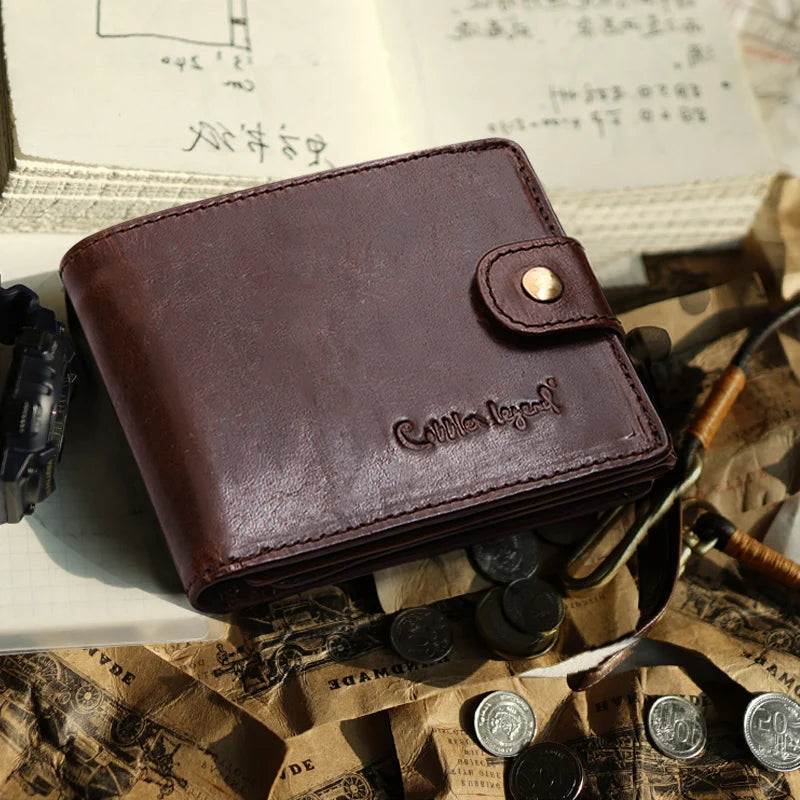 Cobbler Legend Leather Men's Wallet Short 100% High-quality Fashion Large-capacity Coin Purse 2021 Original Brand Purse