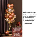 Light Up LED Balloon Stand Kit 13Pcs Balloons Reusable Clear Column Holder Set For Table Floor Wedding Birthday Party Supplies