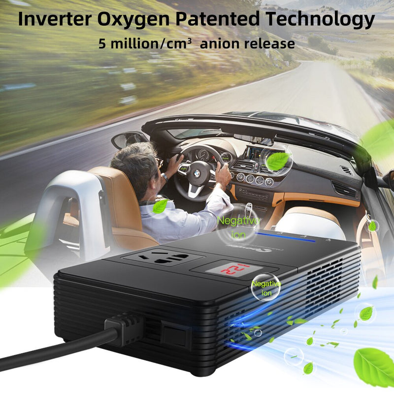 Deelife Car Inverter 12v 220v Converter Inversor USB Fast Charging Charger Europe Car Power Adapter Inverter