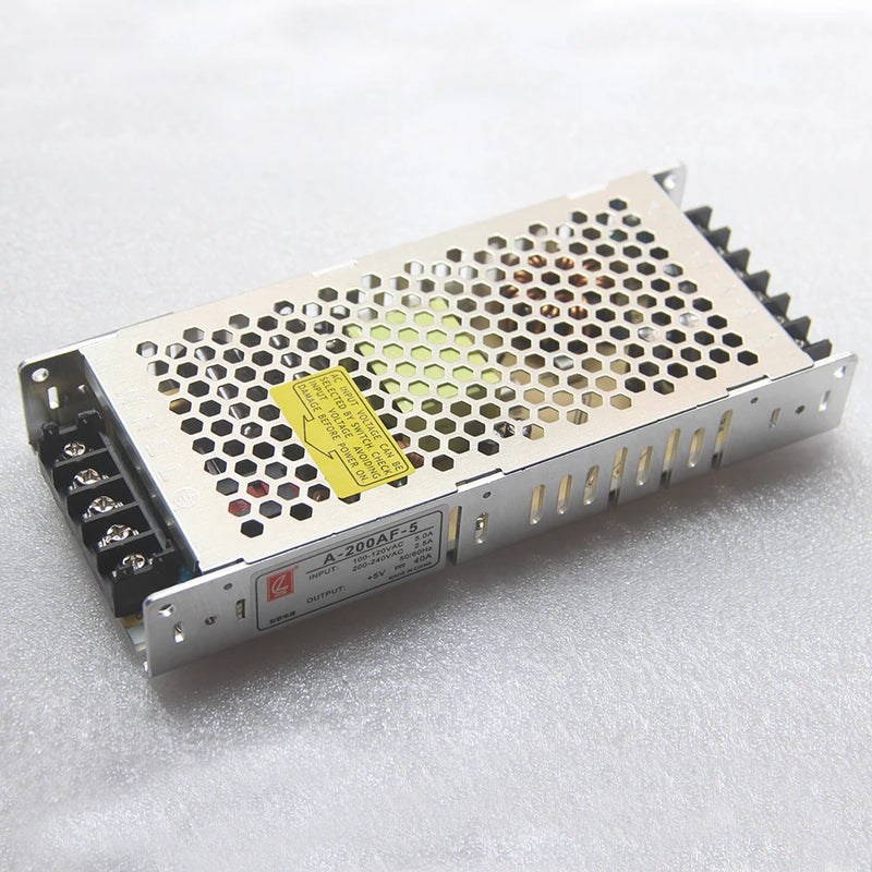 Ultra-thin Special LED display Switching Power Supply 220VAC Input, 5V 40A 200W Output