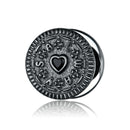 WOSTU 100% 925 Sterling Silver Chocolate Cake Charm Biscuit Candy Bead Enamel Pendant Fit Original Bracelet Necklace Jewelry