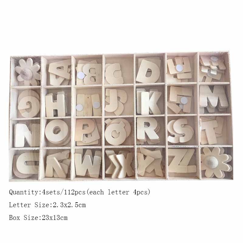 Wooden Letters Natural Alphabet Letters And Numbers Personalised DIY Craft Home Decor Wedding Birthday Xmas Party Name Design