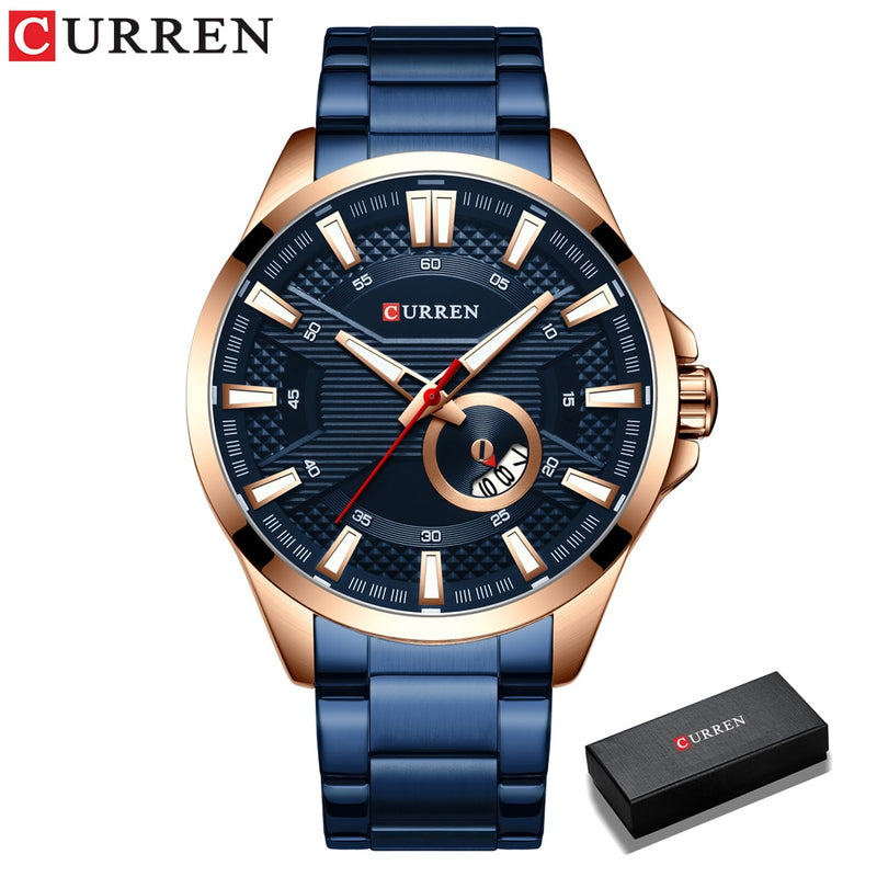 CURREN Business Quartz Watch for Men Luxury Watch Men&