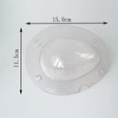 Hot sale Egg 3D Chocolate Mould Reusable Baking Craft Fondant Cake Sugar Durable Easter Egg Shape Crystal Mold Colorful Egg Mold