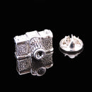 High quality men's shirt Brooch fashion jewelry doctor stethoscope Brooch new dress scarf badge pin gift, wholesale and retail