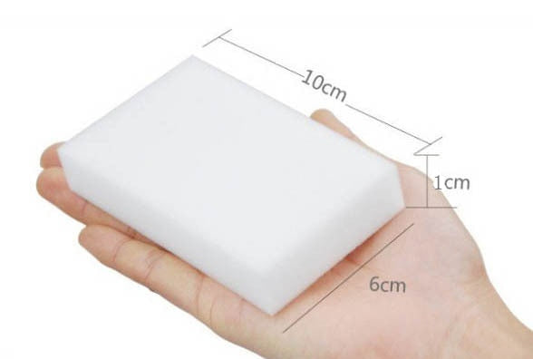 100pcs 100 x 60 x 10mm Melamine Sponge Magic Sponge High Density Eraser Home Cleaner Cleaning Sponges for dish Kitchen