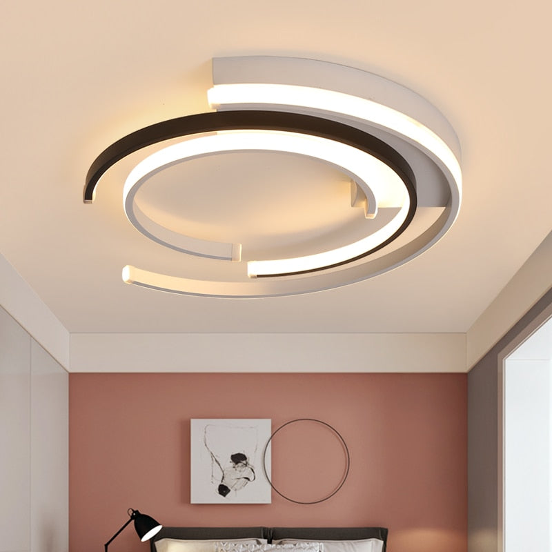 Chandelier Lighting for Living room Bedroom AC85-265V Modern Chandeliers Lustre Round Aluminum Ceiling Chandelier Lights