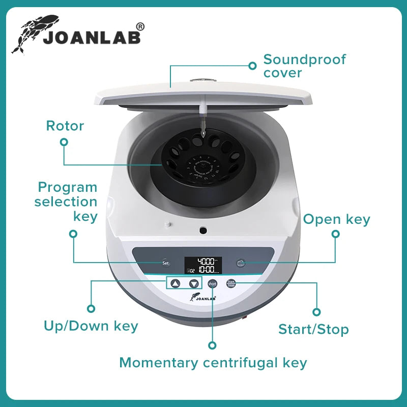 Plasma Centrifuge Prp Centrifuge Machine Digital Medical Blood Centrifuge Lab 4000rpm 5ml 10ml 15ml Centrifuge Tube 110v To 220v