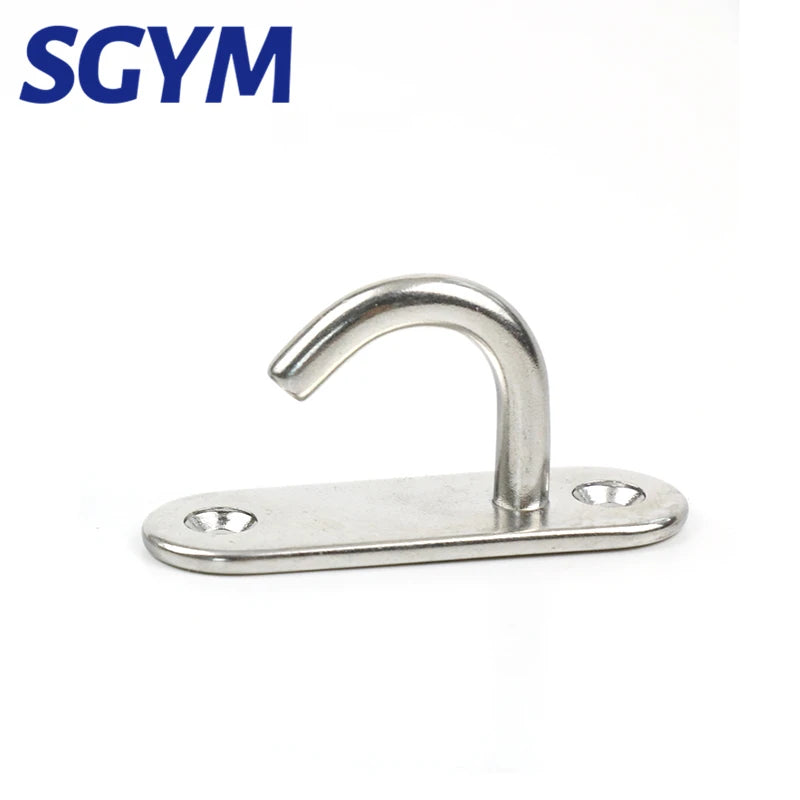 1pcs Staple Ring wall Hook Heavy Duty Fixed Pad Eye Plate Deck Door Buckle U-Shaped Heavy Duty Ceiling Mount Hanger