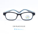 SECG Optical Children Glasses Frame TR90 Silicone Glasses Children Flexible Protective Kids Glasses Diopter Eyeglasses Rubber