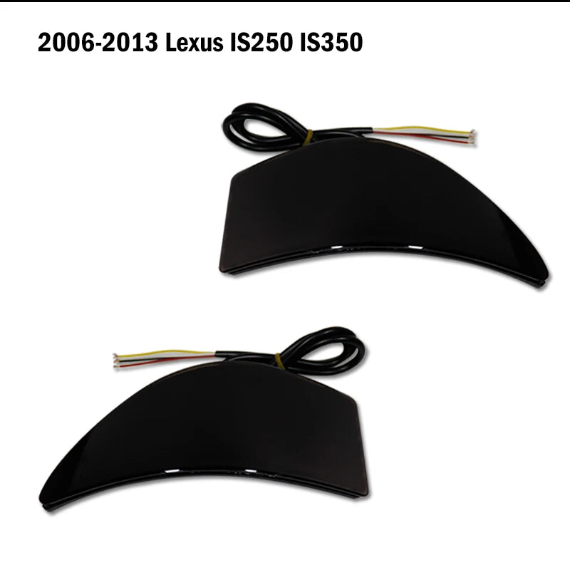 iJDM Car LED Tail Rear Bumper Reflector Lights For Lexus IS250 IS350 Function as Tail,Brake & Rear Fog Lamps,Turn Light 06-2013