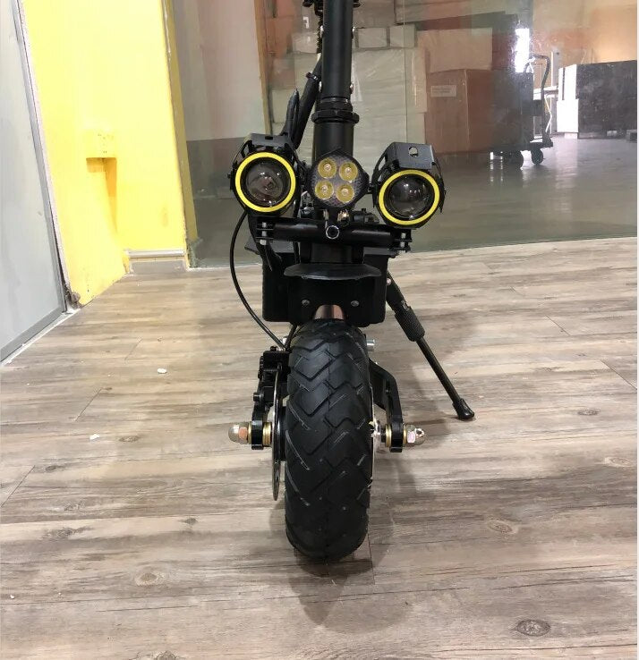 11 inch electric scooter high-speed off-road high-power C-type front fork hydraulic shock absorber dual-drive foldable electric