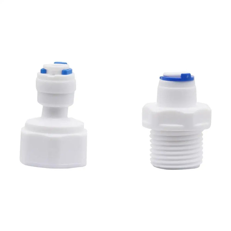 1/4" To 1/2" Male/Femal Thread Quick Connector Butt Pneumatic Pipe Connection Fittings Slip Lock Quick-connectors 1Pc