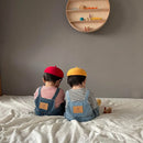 MILANCEL 2023 New Baby Overalls Toddler Girls Denim Jumpsuits Denim Clothes