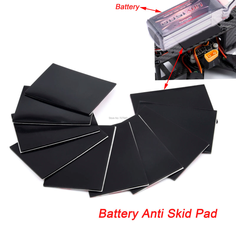 10pcs Gum Battery Silicone Non-slip Pads Anti Skid Pad for RC Multirotor FPV Racing Drone Spare Part DIY Accessories