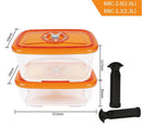 LAIMENG Vacuum Container Plastic Food Storage Container With Lid Damp Proof Large Capacity Kitchen Box for Vacuum Sealer S250