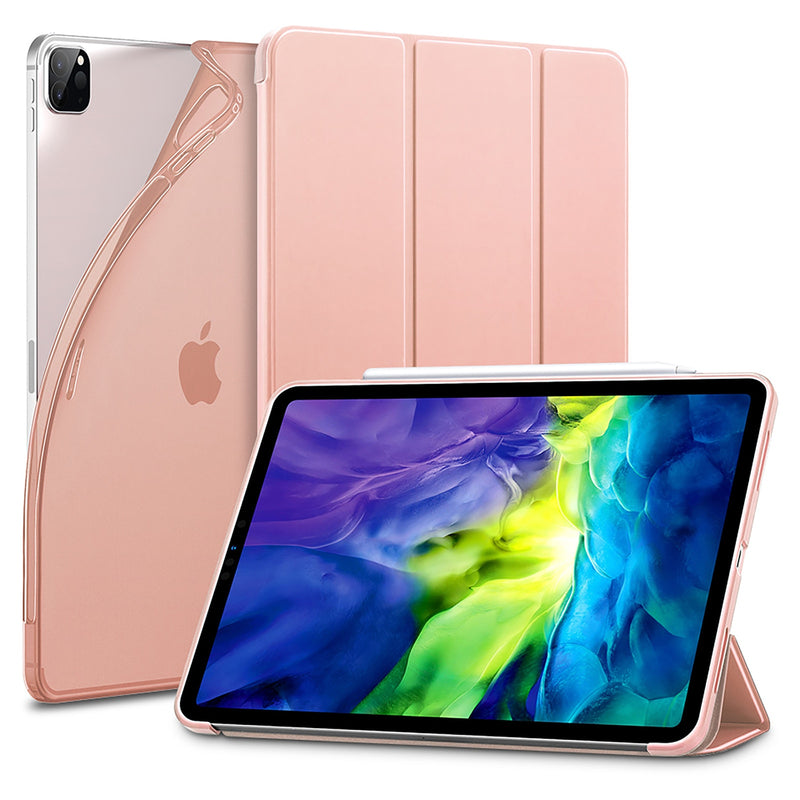 ESR for iPad Pro 12.9 Case 2020 Soft TPU Cover for iPad Pro 2020 11 inch 12.9 Case Auto Wake Sleep Smart Case Back Cover Funda