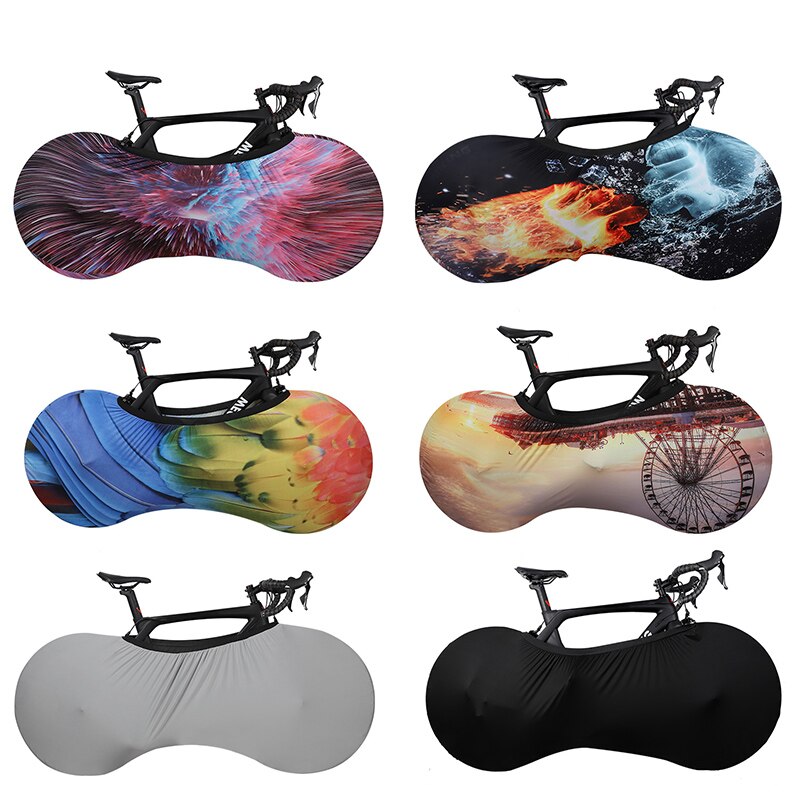 WEST BIKING 24-29 Inch Bike Cover Indoor Bicycle Wheel Cover Dust-proof  Storage Bag High Elastic Fabric Road MTB Bike Protector