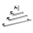 BagnoLux Stainless Steel Chrome Beautiful Wall Hook Toilet Paper Holder Towel Ring Bar Self-Adhesive Bathroom Accessories