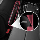 Leather Car Seat Gap Slot Storage Box Case Drop Stop Plug Filler Crevice Phone Holder Front Between Seat Organizer Accessories