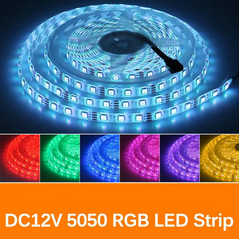 New Arrivals LED Strip 4040 Upgrade of 5050 DC12V 60LEDs/m 6W/m Flexible LED Light RGB 5050 LED Strip 300LEDs 5m/lot