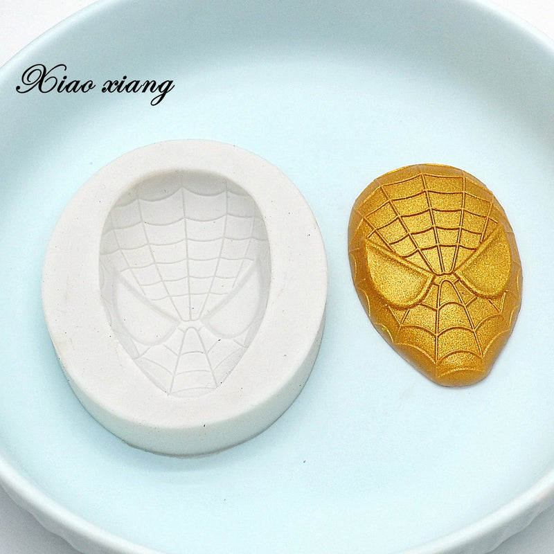 Super Hero  Silicone Molds Cake Decorating Tools 3D Fondant Mold for Caking Decoration Chocolate Candy Mold Baking Tools M352