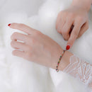 3MM Naturnal Stone Beads Bracelets For Women on Hand Luxury Jewelry Sets  Wholesale Bangle  Party Gift Tourmaline  Handwork