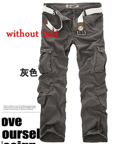 2023 Hot sale free shipping men cargo pants camouflage  trousers military pants for man 7 colors