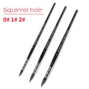 Professional Watercolor Paint Brush Handmade Squirrel Nylon Hair Pointed Painting Brush Set for Watercolor Painting Art Supplies