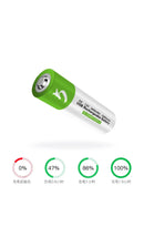 2600mwh 1.5V AA Rechargeable Battery USB Rechargeable Lithium Polymer Battery Quick Charging by Micro USB Cable
