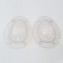 Hot sale Egg 3D Chocolate Mould Reusable Baking Craft Fondant Cake Sugar Durable Easter Egg Shape Crystal Mold Colorful Egg Mold