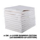 [Mumsbest] 10Pcs Eco-Friendly Liner Ecological Diapers Washable Layer Insert Absorbent Inserts Nappy Liner Booster 13.5*36cm