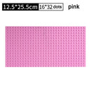 32*32 Dots Plastic Blocks Base Plates 50*50 Pink Compatible Big Brand City Classic Toys Mini Building Bricks Baseplates for Kids