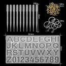 1 Set Mixed Style Silicone Epoxy Resin Casting Molds UV Tool Set For DIY Pendant Jewelry Making Finding Accessories Supplies